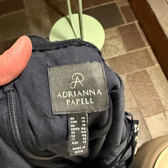 Adrianna Papell Navy Blue Dress - Picture 7 of 7